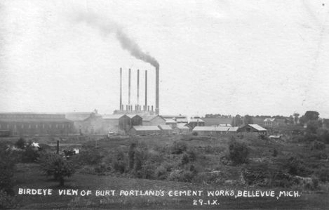 Burt Portland Cement Works, Bellevue, MI